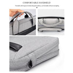 Borsa per laptop espandibile portatile resistente all'usura impermeabile in tessuto Oxford DJ06 per laptop da 15,4 pollici, con tracolla staccabile, 15.4 inch