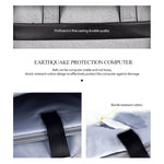 Borsa per laptop espandibile portatile resistente all'usura impermeabile in tessuto Oxford DJ06 per laptop da 15,6 pollici, con tracolla staccabile, 15.6 inch