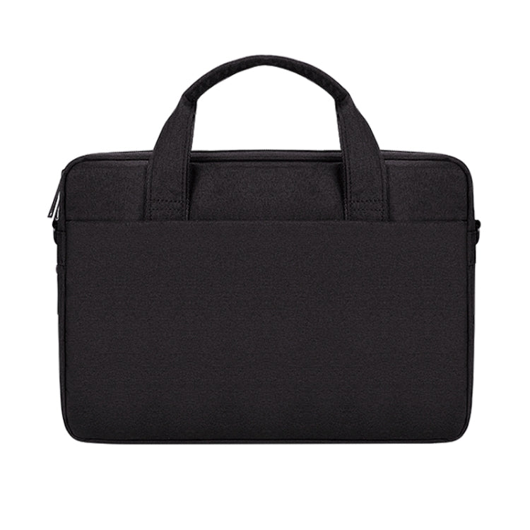 Borsa per laptop espandibile portatile resistente all'usura impermeabile in tessuto Oxford DJ06 per laptop da 15,6 pollici, con tracolla staccabile, 15.6 inch