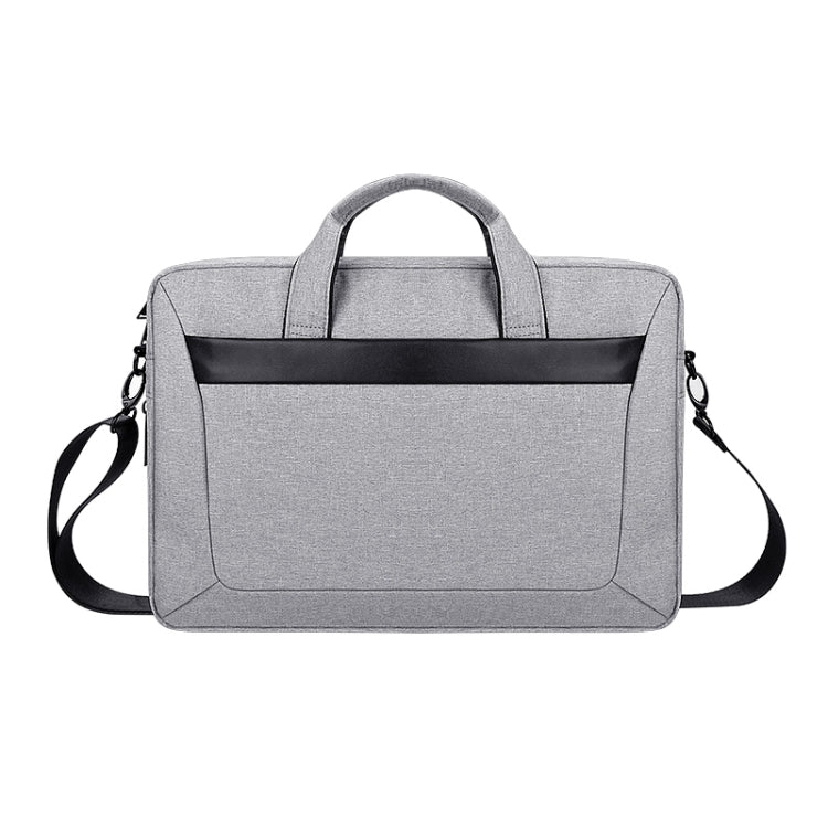 Borsa per laptop espandibile portatile resistente all'usura impermeabile in tessuto Oxford DJ06 per laptop da 15,6 pollici, con tracolla staccabile, 15.6 inch