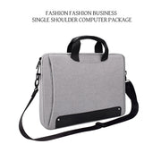 Borsa per laptop resistente all'usura impermeabile in tessuto Oxford DJ08 per laptop da 13,3 pollici, con maniglia nascosta, tirante per bagagli e tracolla regolabile, 13.3 inch