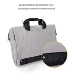 Borsa per laptop resistente all'usura impermeabile in tessuto Oxford DJ08 per laptop da 14,1 pollici, con maniglia nascosta, tirante per bagagli e tracolla regolabile, 14.1 inch