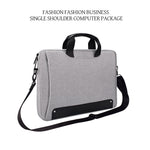 Borsa per laptop resistente all'usura impermeabile in tessuto Oxford DJ08 per laptop da 15,6 pollici, con maniglia nascosta, tirante per bagagli e tracolla regolabile, For 15.6 inch, 15.6 inch