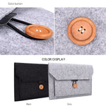 Borsa interna multiuso per laptop con bottoni in feltro ND06 per laptop da 12,5 pollici, 12.5 inch