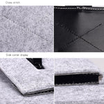 Borsa interna multiuso per laptop con bottoni in feltro ND06 per laptop da 12,5 pollici, 12.5 inch