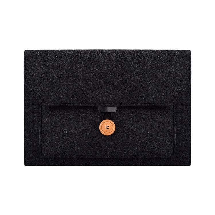 Borsa interna multiuso per laptop con bottoni in feltro ND06 per laptop da 13,3 pollici, 13.3 inch