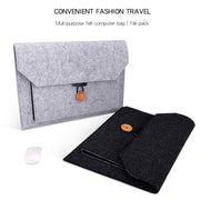 Borsa interna multiuso per laptop con bottoni in feltro ND06 per laptop da 13,3 pollici, 13.3 inch