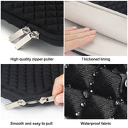 Borsa interna per laptop con texture diamante, dimensioni: 12-13 pollici, 12-13 inch
