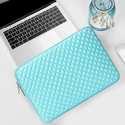 Borsa interna per laptop con texture diamante, dimensioni: 12-13 pollici, 12-13 inch