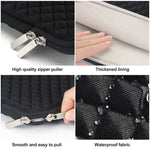 Borsa per laptop con texture diamante, dimensioni: 16 x 13 x 1,5 cm, 16 x 13 x 1.5cm