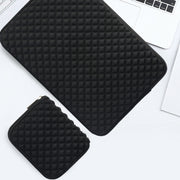 Borsa per laptop con texture diamante, dimensioni: 16 x 13 x 1,5 cm, 16 x 13 x 1.5cm