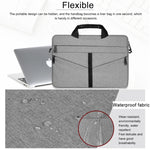 Borsa per laptop con cerniera portatile da 14,1 pollici traspirante e resistente all'usura, con tracolla, 14.1 inch