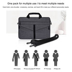 Borsa per laptop con cerniera portatile da 14,1 pollici traspirante e resistente all'usura, con tracolla, 14.1 inch