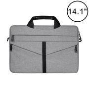 Borsa per laptop con cerniera portatile da 14,1 pollici traspirante e resistente all'usura, con tracolla, 14.1 inch