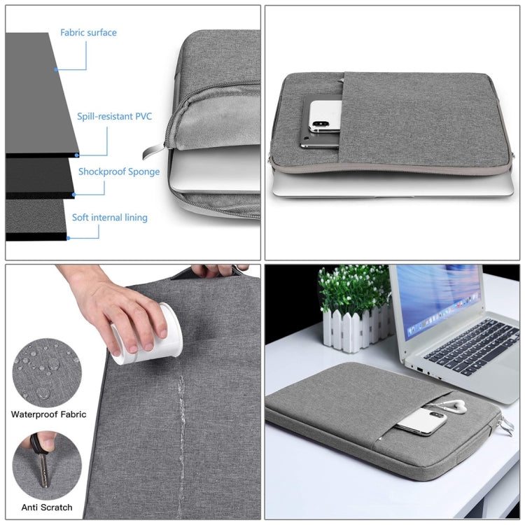 Borse in denim per laptop morbide e alla moda universali da 15,4 pollici Custodia portatile per laptop con cerniera per MacBook Air / Pro, Lenovo e altri laptop, dimensioni: 39,2x28,5x2 cm, 15.4 inch Purple, 15.4 inch Magenta, 15.4 inch Blue           ...