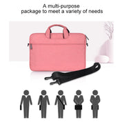 Borsa monospalla con tracolla portatile nascosta in tessuto Oxford impermeabile ST01S per laptop da 13,3 pollici, ST01S 13.3 inch Light Grey, ST01S 13.3 inch Dark Gray, ST01S 13.3 inch Navy Blue, ST01S 13.3 inch Black, ST01S 13.3 inch Pink