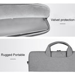 Borsa monospalla con tracolla portatile nascosta in tessuto Oxford impermeabile ST01S per laptop da 15,6 pollici, ST01S 15.6 inch Light Grey, ST01S 15.6 inch Dark Gray, ST01S 15.6 inch Navy Blue, ST01S 15.6 inch Black, ST01S 15.6 inch Pink