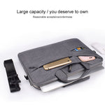 ST02S Borsa monospalla con tracolla portatile nascosta impermeabile resistente allo strappo per laptop da 13,3 pollici, con cintura per valigia, ST02S 13.3 inch Pink, ST02S 13.3 inch Light Grey, ST02S 13.3 inch Navy Blue, ST02S 13.3 inch Black         ...