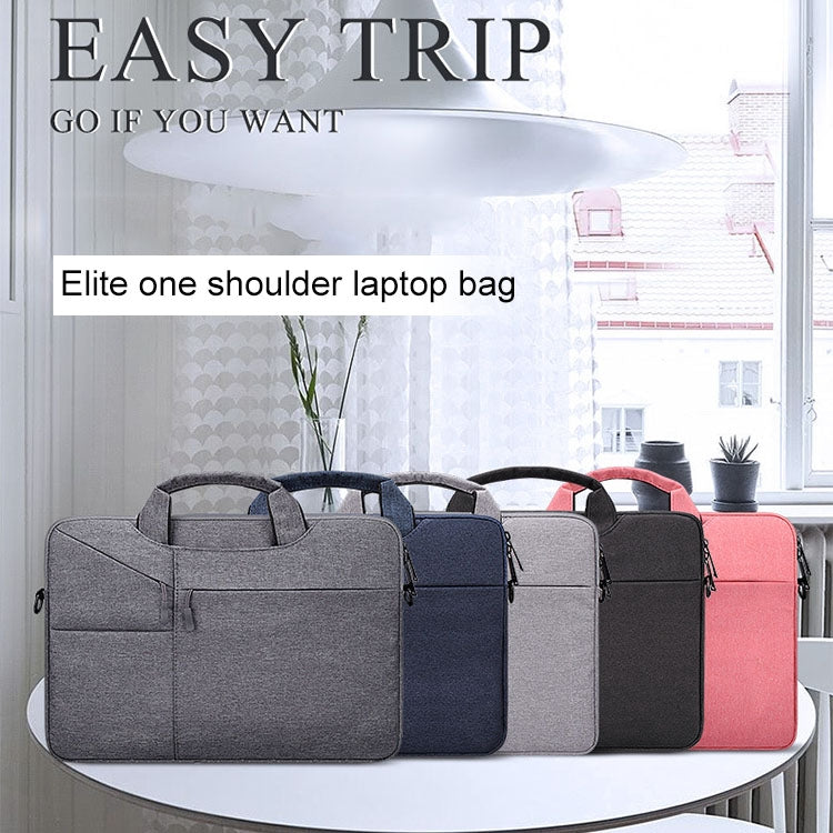 ST02S Borsa monospalla con tracolla portatile nascosta resistente allo strappo impermeabile per laptop da 14,1 pollici, con cintura per valigia, ST02S 14.1 inch Pink, ST02S 14.1 inch Light Grey, ST02S 14.1 inch Navy Blue, ST02S 14.1 inch Black         ...