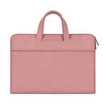 ST06 Borsa monospalla con tracolla portatile nascosta con cerniera in pelle PU impermeabile per laptop da 13,3 pollici, con cintura per valigia, ST06 13.3 inch Light Grey, ST06 13.3 inch Dark Gray, ST06 13.3 inch Pink