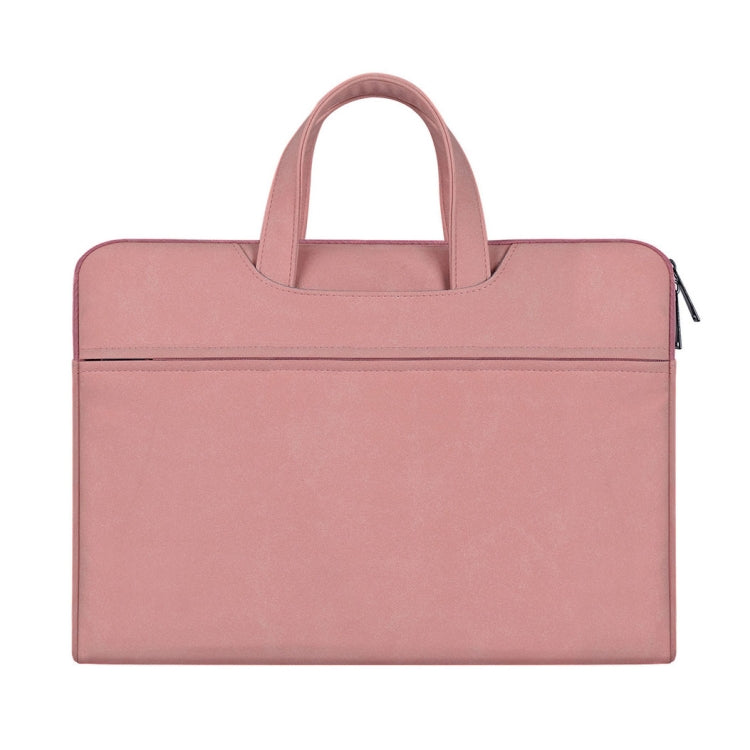 ST06 Borsa monospalla con tracolla portatile nascosta con cerniera in pelle PU impermeabile per laptop da 14,1 pollici, con cintura per valigia, ST06 14.1 inch Light Grey, ST06 14.1 inch Dark Gray, ST06 14.1 inch Pink