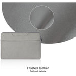 ST06 Borsa monospalla con tracolla portatile nascosta con cerniera in pelle PU impermeabile per laptop da 15,6 pollici, con cintura per valigia, ST06 15.6 inch Light Grey, ST06 15.6 inch Dark Gray, ST06 15.6 inch Pink