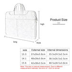 ST06S Borsa monospalla con tracolla portatile nascosta con cerniera in pelle PU impermeabile per laptop da 13,3 pollici, con bastone magico e cintura per valigia, ST06S 13.3 inch Dark Gray, ST06S 13.3 inch Pink, ST06S 13.3 inch Light Grey