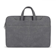 ST06S Borsa monospalla con tracolla portatile nascosta con cerniera in pelle PU impermeabile per laptop da 13,3 pollici, con bastone magico e cintura per valigia, ST06S 13.3 inch Dark Gray, ST06S 13.3 inch Pink, ST06S 13.3 inch Light Grey