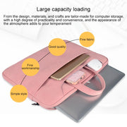 ST06S Borsa monospalla con tracolla portatile nascosta con cerniera in pelle PU impermeabile per laptop da 13,3 pollici, con bastone magico e cintura per valigia, ST06S 13.3 inch Dark Gray, ST06S 13.3 inch Pink, ST06S 13.3 inch Light Grey