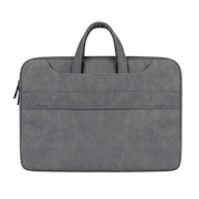 ST06S Borsa monospalla con tracolla portatile nascosta con cerniera in pelle PU impermeabile per laptop da 14,1 pollici, con bastone magico e cintura per valigia, ST06S 14.1 inch Light Grey, ST06S 14.1 inch Dark Gray, ST06S 14.1 inch Pink