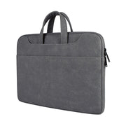 ST06S Borsa monospalla con tracolla portatile nascosta con cerniera in pelle PU impermeabile per laptop da 14,1 pollici, con bastone magico e cintura per valigia, ST06S 14.1 inch Light Grey, ST06S 14.1 inch Dark Gray, ST06S 14.1 inch Pink