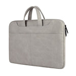 ST06S Borsa monospalla con tracolla portatile nascosta con cerniera in pelle PU impermeabile per laptop da 15,6 pollici, con bastone magico e cintura per valigia, ST06S 15.6 inch Light Grey, ST06S 15.6 inch Dark Gray, ST06S 15.6 inch Pink