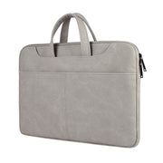 ST06S Borsa monospalla con tracolla portatile nascosta con cerniera in pelle PU impermeabile per laptop da 15,6 pollici, con bastone magico e cintura per valigia, ST06S 15.6 inch Light Grey, ST06S 15.6 inch Dark Gray, ST06S 15.6 inch Pink