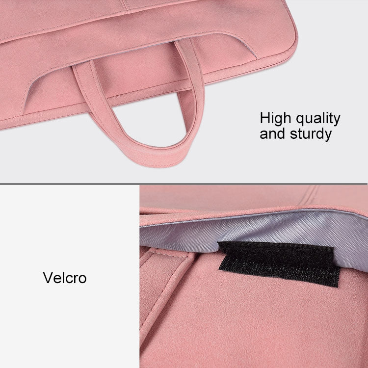 ST06S Borsa monospalla con tracolla portatile nascosta con cerniera in pelle PU impermeabile per laptop da 15,6 pollici, con bastone magico e cintura per valigia, ST06S 15.6 inch Light Grey, ST06S 15.6 inch Dark Gray, ST06S 15.6 inch Pink