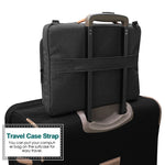 Borsa per laptop impermeabile in nylon per laptop da 15-15,6 pollici con cinghia per trolley, 15-15.6 inch