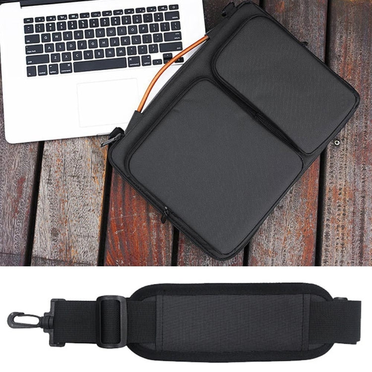 Borsa per laptop impermeabile in nylon per laptop da 15-15,6 pollici con cinghia per trolley, 15-15.6 inch