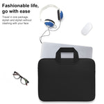 Custodia portatile permeabile all'aria da 13,3 pollici per MacBook Air / Pro, Lenovo e altri laptop, dimensioni: 34x25,5x2,5 cm, 13.3 inch Magenta, 13.3 inch Blue, 13.3 inch Grey, 13.3 inch Green, 13.3 inch Pink, 13.3 inch Black