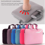Custodia portatile permeabile all'aria da 15,4 pollici per MacBook Air / Pro, Lenovo e altri laptop, dimensioni: 38x27,5x3,5 cm, 15.4 inch Magenta, 15.4 inch Blue, 15.4 inch Grey, 15.4 inch Green, 15.4 inch Pink, 15.4 inch Black