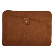 Borsa universale per tablet portatile con cerniera aziendale in vera pelle da 12 pollici e inferiore, 12 inch