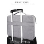 Borsa per laptop impermeabile in tessuto Oxford per laptop da 14,1 pollici, con tracolla per trolley, 14.1 inch