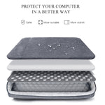 Borsa per laptop impermeabile in tessuto Oxford per laptop da 15,6 pollici, con tracolla per trolley, 15.6 inch