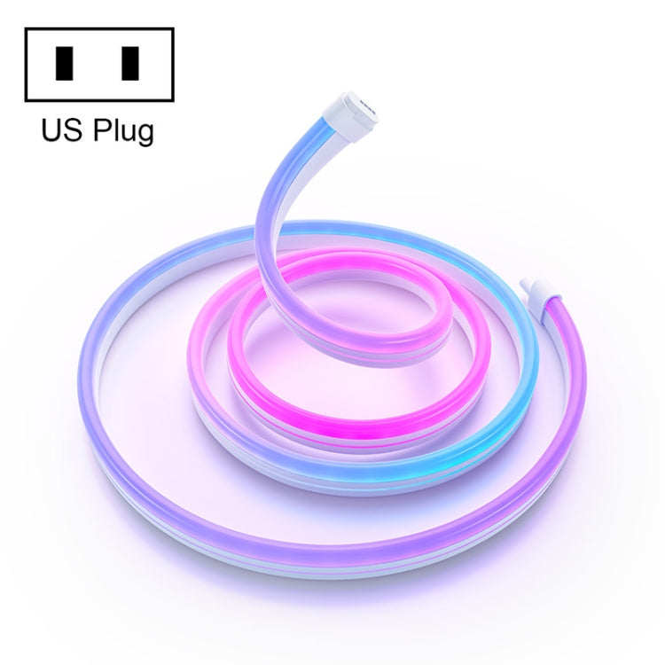 Striscia di luce ambientale RGB sincronizzata Xiaomi Mijia da 2 m, presa americana, 2m Light Strip