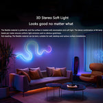 Striscia di luce ambientale RGB sincronizzata Xiaomi Mijia da 2 m, presa americana, 2m Light Strip