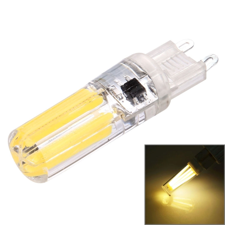 Lampadina G9 a filamento a 8 LED dimmerabile in silicone da 4 W per corridoi, CA 220-240 V