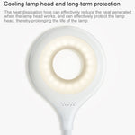 Luce protettiva per gli occhi con design ad anello cavo e collo d'oca flessibile a 28 LED con clip e piccola funzione di luce notturna, TGX-770