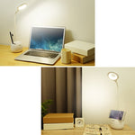 Luce protettiva per gli occhi con design ad anello cavo e collo d'oca flessibile a 28 LED con portapenne/funzione piccola luce notturna, TGX-772