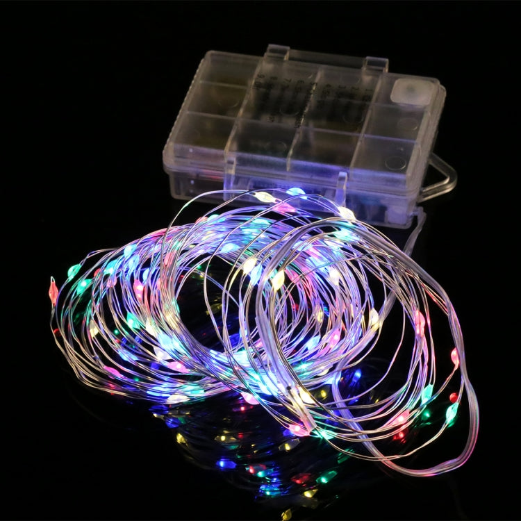 50 LED 3 batterie AA Scatola Lampada da fata Luce decorativa con telecomando, DC 5V, Blue Light/Remote Control, Colorful Light/Remote Control, White Light/Remote Control, Warm White/Remote Control