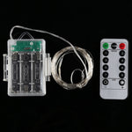 50 LED 3 batterie AA Scatola Lampada da fata Luce decorativa con telecomando, DC 5V, Blue Light/Remote Control, Colorful Light/Remote Control, White Light/Remote Control, Warm White/Remote Control
