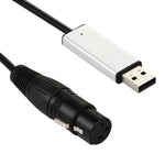 Cavo adattatore da USB 2.0 a DMX512 da 1 m