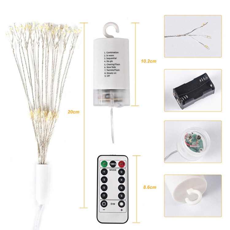 Luce decorativa a LED con scatola per batterie da 150 LED con telecomando, 30CM Colorful Light, 30CM White Light, 30CM Warm White